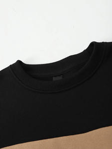 OEM impresión personalizada Unisex Plus Size Pullover sudadera Fabricantes personalizado 2 tono sudadera de los hombres - Product Image 3