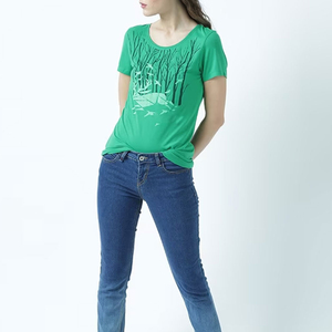 Venta al por mayor de camisetas de las mujeres camisetas casuales para las mujeres de verano de uso de las mujeres camisetas para la venta en línea logotipo personalizado servicio OEM - Product Image 5