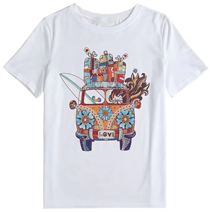 Haute qualité 100% coton col rond manches courtes hommes T-Shirt tissu tricoté séchage rapide impression Logo personnalisable nouveau Design - Product Image 5