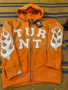 Sweat-shirts unisexes d'hiver en molleton de coton/spandex sur mesure en gros, fermeture éclair, broderie délavée, service OEM, coupe ample, style streetwear - Product Image 4