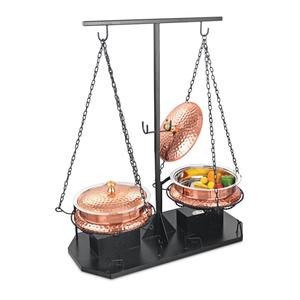 Gold Plated Stainless Steel Chafing Dish <b>Food</b> <b>Warmer</b> <b>Buffet</b> Server Eco Friendly Luxury Style New Arrival - Product Image 5