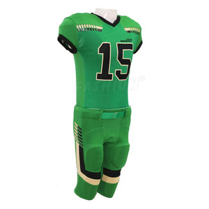 Uniformes de Fútbol Americano Personalizados, Transpirables, de Manga Corta, 100% Poliéster, Opción de Tallas Grandes, Colores y Logotipos Personalizados - Product Image 5