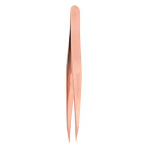 Pinzas para Pestañas de Belleza de la Mejor Calidad, Recubiertas de Oro Rosa, Punta Puntiaguda, Pinzas para Pestañas de Acero Inoxidable Alemán - Product Image 5