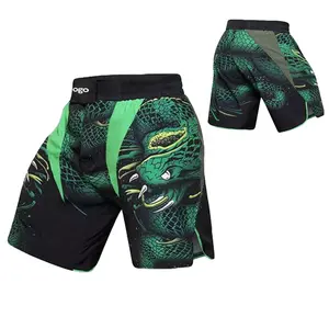 Super quality mma short Spandex / Polyester Custom Fighting shorts OEM manufacturing custom classic design original touches