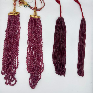4-8mm Tourmaline rose perles ovales à facettes pierre naturelle en vrac pour bijoux - Product Image 2