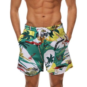 Vintage lavado Tie Dye ropa para hombre cordón cintura tablero corto sublimación verano Casual deportes Casual Unisex verano Pantalones cortos de verano - Product Image 3