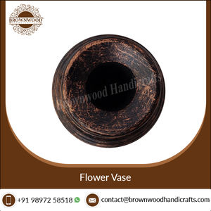 Indian Supplier Premium Quality Customized Design Mango Wood Flower <b>Vase</b> Decorative Wooden <b>Vase</b> for Home and Gifts Low Price - Product Image 6