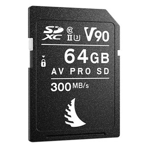 <b>SD</b> 64GB AV PRO V90 Black AVP064SDMK2V90 - Product Image 1