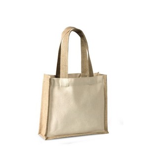 Sac fourre-tout en jute EcoVibe Sac fourre-tout écologique biodégradable et durable Sac à provisions réutilisable pour la vente au détail, les événements et les cadeaux publicitaires - Product Image 4