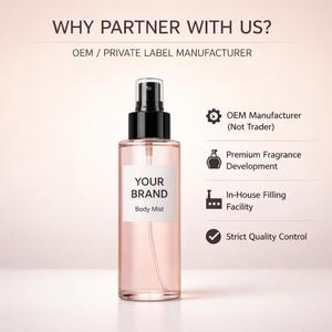 Brume Corporelle Marque Blanche OEM – Fabricant de Sprays Parfumés – Parfum Léger et Rafraîchissant – Brume Corporelle Quotidienne 200ml 250ml - Product Image 2