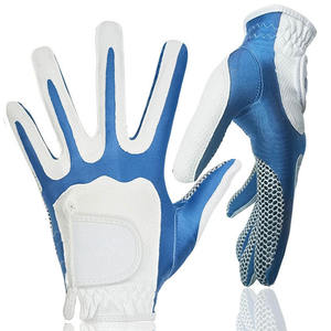 Vente directe d'usine Logo personnalisable Gant de golf en cuir souple Cabretta Gants de protection UV respirants pour les activités de plein air - Product Image 4