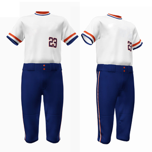 Uniforme de baseball de haute qualité avec logo personnalisé vêtements de sport à manches courtes respirants à séchage rapide avec numéro d'équipe - Product Image 3