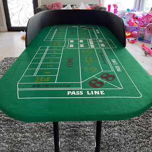 Fabricant de Table Craps de haute qualité avec logo personnalisé, feutre, design, motif, couleurs et taille, craps lourds de qualité casino - Product Image 2