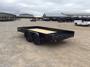 Remorque utilitaire à double essieu 82x14 7K GVWR en acier avec boîte à outils, rampe et porte, fabricant de remorques utilitaires agricoles - Product Image 4