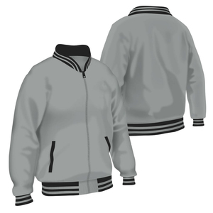 Vestes universitaires pour hommes de couleur de haute qualité Logo personnalisé de haute qualité pour vestes universitaires pour hommes coupe ajustée - Product Image 3