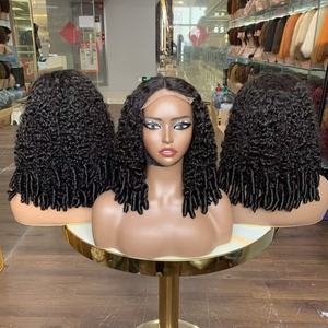 Artículo en Oferta, Peluca de Cabello Humano Vietnamita con Encaje 5x5 de 16 Pulgadas, Rizado Estilo Rosa Birmana, Alta Densidad SDD, Rizos Completos - Product Image 3