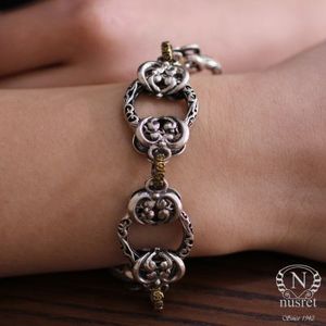 925 Sterling Silver Antique <b>Byzantine</b> Cultural Collectible <b>Bracelet</b> - Product Image 4