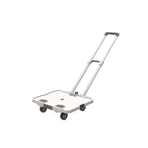 2024 Patent Mini Opvouwbare Winkelwagen <span class=keywords><strong>Trolley</strong></span> 2 In 1 60Kg Platform Truck Met Stapelbare Opbergdoos Voor Thuisauto Buiten - Product Image 2
