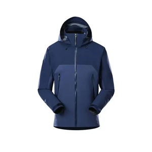 Venta caliente chaqueta de invierno para hombre logotipo bordado personalizado algodón grueso Puffer con cuello alto y cremallera recortada chaqueta - Product Image 3