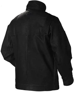 เสื้อแจ็กเก็ตเชื่อมหนังป้องกันไฟระดับพรีเมี่ยมพร้อมใบรับรองสำหรับถุงมือเชื่อมสำหรับงานหนัก - Product Image 3