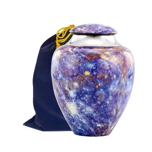 Urna de cremación de metal Mercury Planet Memorial único para cenizas humanas Urna funeraria para cenizas de adultos - Product Image 1