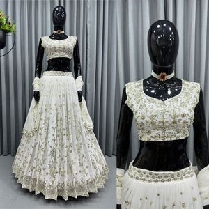 Lehenga Choli-ropa de boda con Dupatta india, bordado de alta imitación, Georgette, choli lehenga, novedad - Product Image 3