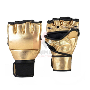 Gants de MMA personnalisés de haute qualité, 8 oz, demi-doigts, en cuir PU, pour l'entraînement, la combat et le sparring, vente en gros, personnalisables - Product Image 6