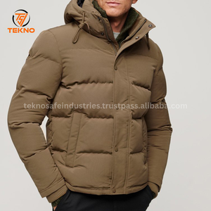 แจ็กเก็ตขนเป็ดเสื้อโค้ทขนเป็ดใส่สบายสำหรับผู้ชายแจ็กเก็ตปักเป้าแบบกำหนดเอง - Product Image 2