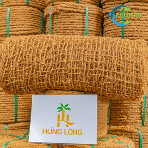 COCONUT COIR NET 2x20m: Soluciones solares económicas: Redes de fibra de coco hechas de Vietnam a medida para sus necesidades - Product Image 4