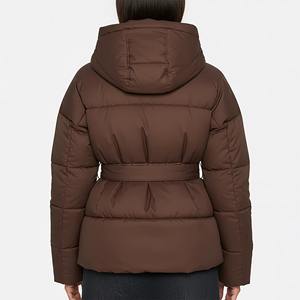 Premium Quality <b>Women</b> Breathable Cotton <b>Puffer</b> <b>Jacket</b> Zipper-up <b>Lightweight</b> Customised Logo Printing Casual Winter Wear for - Product Image 5