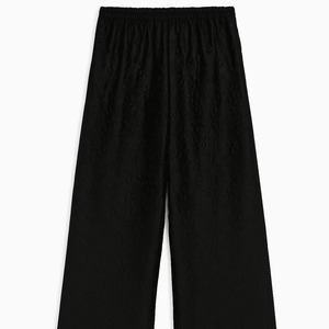 Pantalones de pierna ancha de cintura alta personalizados a granel para mujer, pantalones de oficina Palazzo, ropa formal e informal para mujer, proveedor mayorista - Product Image 2