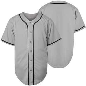 Camiseta de Béisbol, Último Diseño, Venta al Por Mayor, Lisa, a la Moda, 100% Poliéster, Transpirable, Manga Corta, Precio Bajo para Hombre - Product Image 2
