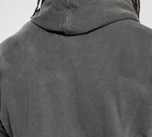 Custom <b>Men's</b> Heavyweight Washed 100%Cotton Pullover <b>Hoodie</b> Oversized Drop Shoulder Gym Sports Streetwear DTG <b>men's</b> hoodies - Product Image 3