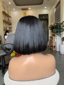 Peluca de Cabello Humano Corto con Capas de Color Piano, Cabello Remy Vietnamita de Una Sola Trama - Product Image 4