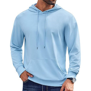 Sudadera con capucha de manga larga ajustada para hombre, ropa de invierno con bolsillo de canguro - Product Image 4