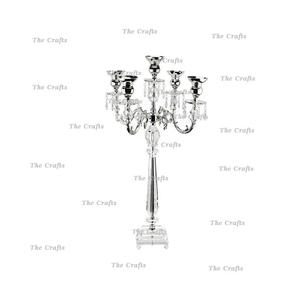 Candelabro de aluminio color oro, tamaño y forma personalizados, candelabro decorativo para uso en el hogar, hoteles y bodas. - Product Image 3