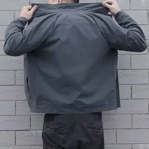 Traje informal de tendencia de otoño para hombre, abrigos Cargo con cuello vuelto, prendas de vestir exteriores holgadas a prueba de viento, abrigos de moda para hombre - Product Image 5