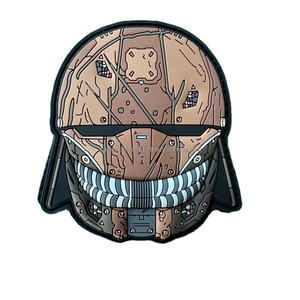 ป้ายโลโก้พิมพ์ลายคุณภาพสูงแบบกำหนดเอง แผ่นยางพีวีซีเนื้อนุ่ม แบบเย็บติด รูปทรงดอกไม้ สำหรับตกแต่งเสื้อผ้า ผ้าแคนวาส ผ้าทวิล - Product Image 2