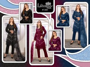 Colección Pret de lujo hecha a mano para mujer elegante Kurti Set túnica pantalones de cigarrillos Dupatta Ready Dispatch ropa India pakistaní - Product Image 3