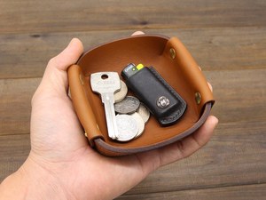 Plateau de Valet en Cuir Véritable Personnalisé Rangement Personnalisé Monogrammé Pendaison de Crémaillère Cadeau de Bureau LTY-0050 - Product Image 6