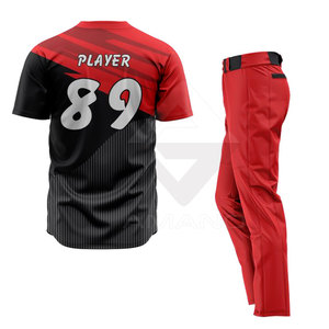 OEM Service Customizable High Quality 100% Polyester <b>Baseball</b> Uniforms New Design Breathable <b>Sets</b> Low Price - Product Image 2