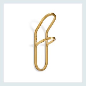 High quality brass <b>wall</b> <b>hooks</b> with golden finished surface for luxurious organization solutions kitchens hallways or bathrooms - Product Image 1