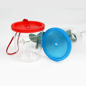 Mini gaiola acrílica para animais de estimação, mini aranha, exploradora natural, tigela transparente para peixes <span class=keywords><strong>betta</strong></span>, tigela de alimentação para peixes - Product Image 6