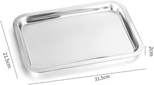 Bandeja de aluminio para uso en restaurante de hotel para servir comida y horno para galletas y pasteles de pan Bandejas para hornear de aluminio sartenes a precio de nido - Product Image 4