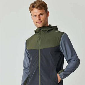 Lightweight Men's Two Tone Windbreaker Jackets Breathable and Waterproof for <b>Outdoor</b> Adventures and Casual by Terzo Sports - Product Image 1