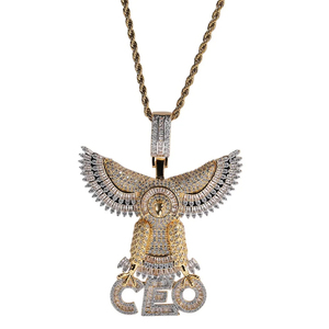 Colgante de Diamante de Moissanita VVS D Personalizado de Oro Premium, Joyería Personalizada de Plata 925 con Incrustaciones, Pasa la prueba del diamante, para Fiesta Cristiana - Product Image 1