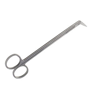 Tijeras de disección vascular Debakey de alto grado, hoja curva Manual de 90 grados, acabado Dall, tijeras manuales de acero para sala de operaciones - Product Image 2