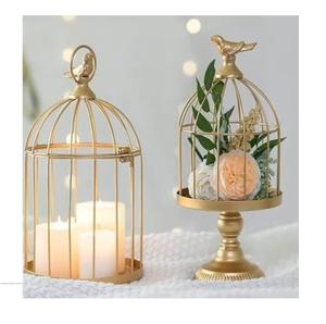 Portavelas Decorativo de Metal Curvado a Mano, de Última Tendencia, para Decoración de Bodas y Fiestas, para Colgar en el Suelo - Product Image 5