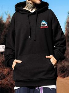 Sweat à capuche surdimensionné pour hommes de haute qualité coton polaire thermique sweat à capuche couleur unie nouveauté vêtements d'hiver sweats à capuche - Product Image 6