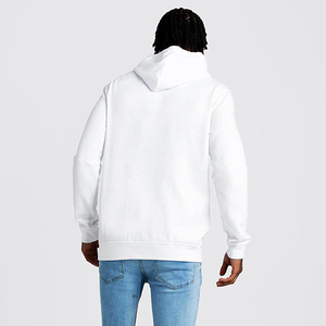 Sudadera con Capucha Personalizada con Logotipo para Hombre, Corte Regular, 100% Algodón, con Bolsillo, Transpirable, Básica, Lisa, de Color Sólido, Talla Grande 6XL - Product Image 4